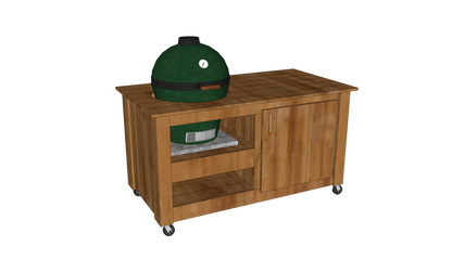 Classic Sidecar Grill Table Plans for Large Green Egg