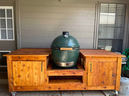 Center Cut XL Green Egg Table Plans - Fits XL Kamados